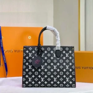 replica-aaa-louis-vuitton-monogram-a4-leather-onthego-totes