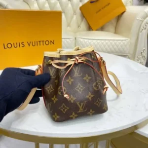 Replica Louis Vuitton M41346 Nano Noe Shoulder Bag Monogram Canvas For Sale